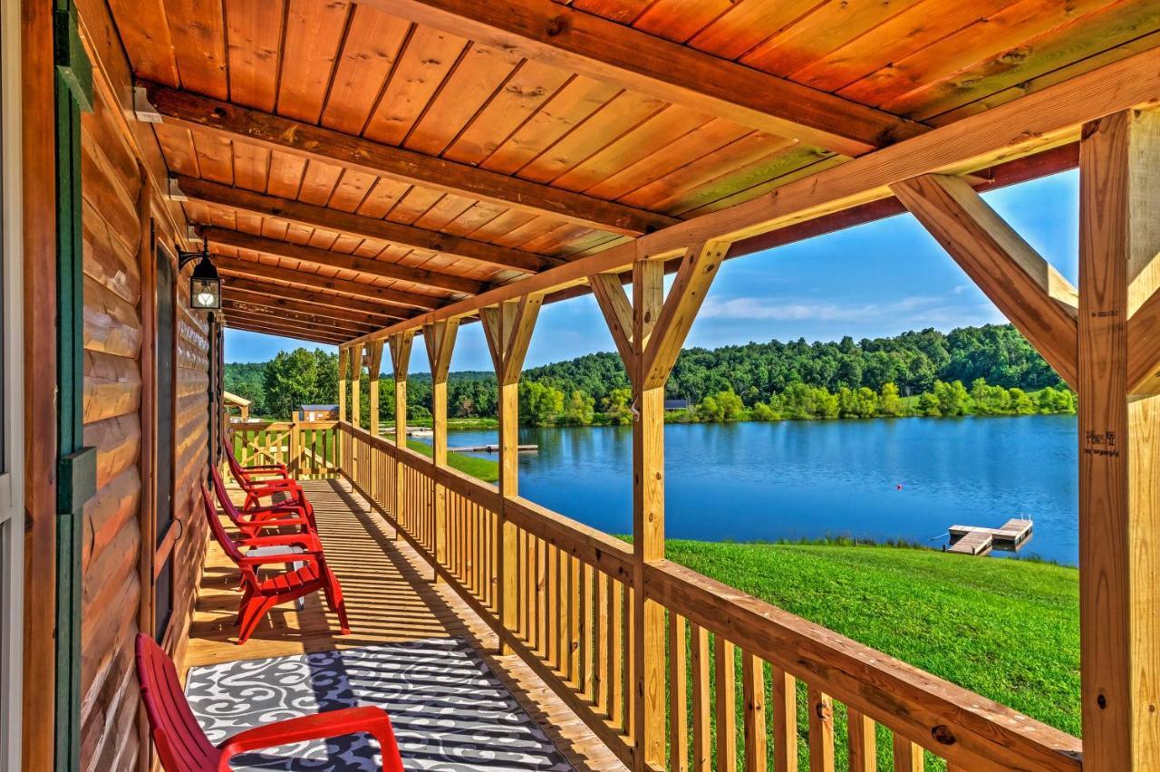 Cozy Lakefront Cabin With On-Site Waterfall And Hiking Cub Run Exterior photo