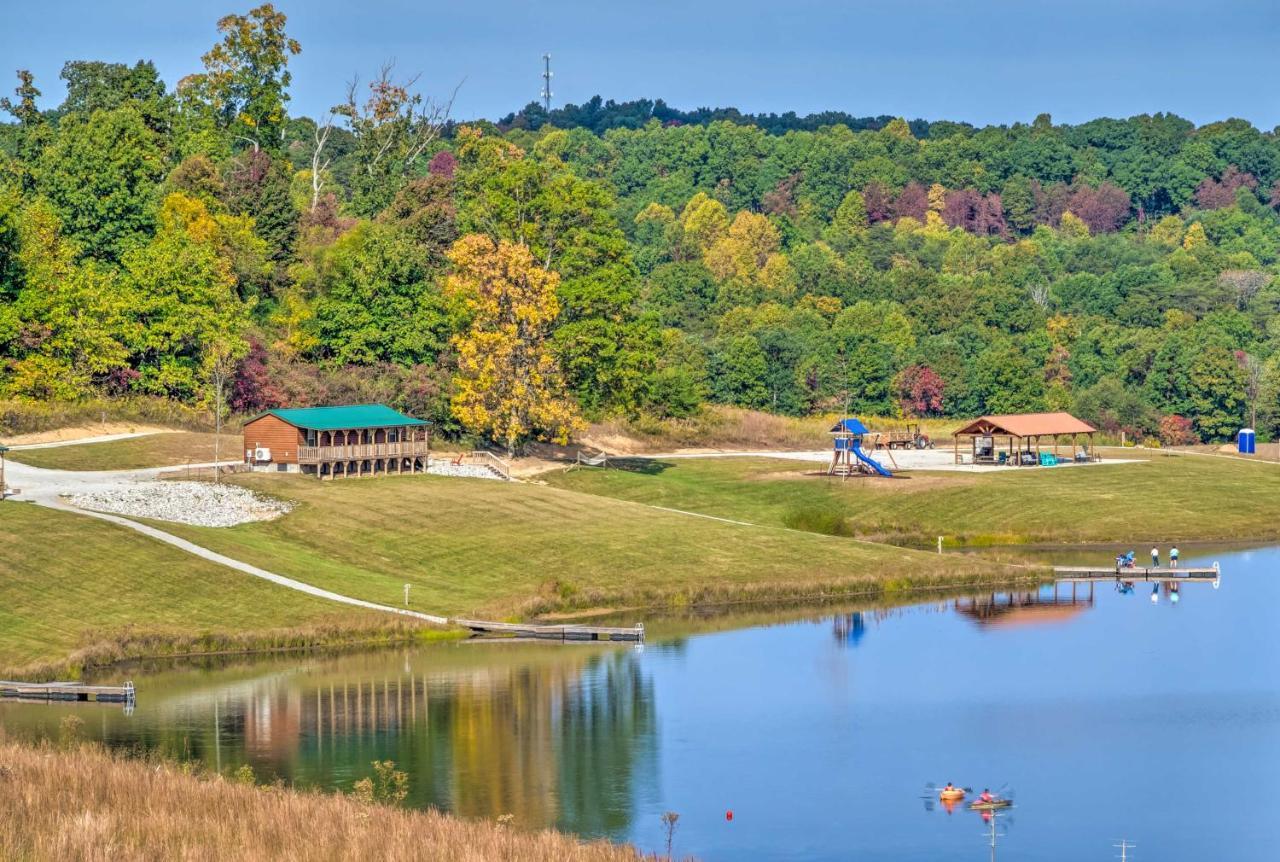 Cozy Lakefront Cabin With On-Site Waterfall And Hiking Cub Run Exterior photo